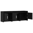 TV-skab 130 x 33 x 47 cm Sort eg Konstrueret træ