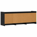 TV-skab 130 x 33 x 47 cm Sort eg Konstrueret træ