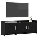 TV-skab 130 x 33 x 47 cm Sort eg Konstrueret træ