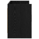 TV-skab 130 x 33 x 47 cm Sort eg Konstrueret træ