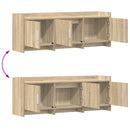 TV-skab 130 x 33 x 47 cm Sonoma-eg Konstrueret træ