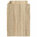 TV-skab 130 x 33 x 47 cm Sonoma-eg Konstrueret træ