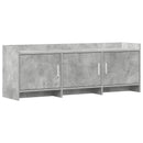 TV-skab 130 x 33 x 47 cm Betongrå Konstrueret træ