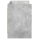 TV-skab 130 x 33 x 47 cm Betongrå Konstrueret træ