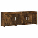 TV-skab 130 x 33 x 47 cm Røget eg Konstrueret træ