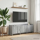 TV-skab 130 x 33 x 47 cm Grå Sonoma Konstrueret træ