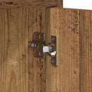 TV-skab 130 x 33 x 47 cm Gammelt træ Konstrueret træ