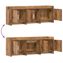 TV-skab 130 x 33 x 47 cm Gammelt træ Konstrueret træ