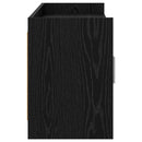 TV-skab 168 x 33 x 47 cm Sort eg Konstrueret træ