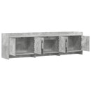 TV-skab 168 x 33 x 47 cm Betongrå Konstrueret træ