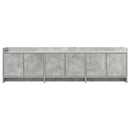 TV-skab 168 x 33 x 47 cm Betongrå Konstrueret træ