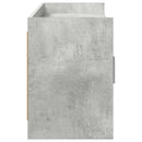 TV-skab 168 x 33 x 47 cm Betongrå Konstrueret træ