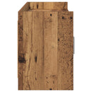 TV-skab 168 x 33 x 47 cm Gammelt træ Konstrueret træ