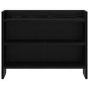 TV-skab 60 x 33 x 47 cm Sort eg Konstrueret træ