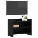 TV-skab 60 x 33 x 47 cm Sort eg Konstrueret træ