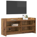 TV-skab 100 x 33 x 47 cm Gammelt træ Konstrueret træ