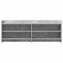 TV-skab 135 x 33 x 47 cm Betongrå Konstrueret træ