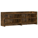 TV-skab 135 x 33 x 47 cm Røget eg Konstrueret træ