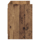 TV-skab 135 x 33 x 47 cm Gammelt træ Konstrueret træ
