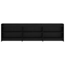 TV-skab 168 x 33 x 47 cm Sort eg Konstrueret træ