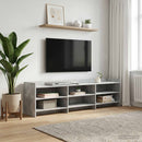 TV-skab 168 x 33 x 47 cm Betongrå Konstrueret træ