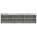 TV-skab 168 x 33 x 47 cm Betongrå Konstrueret træ