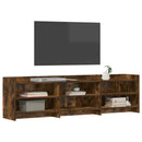 TV-skab 168 x 33 x 47 cm Røget eg Konstrueret træ