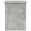 Opbevaringskiste Betongrå 60 x 40 x 50 cm Konstrueret træ