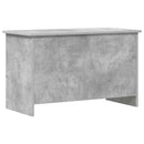 Opbevaringskiste Betongrå 80 x 40 x 50 cm Konstrueret træ