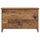 Opbevaringskiste Gammelt træ 80 x 40 x 50 cm Konstrueret træ