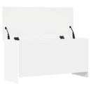 Opbevaringskiste Hvid 100 x 40 x 50 cm Konstrueret træ