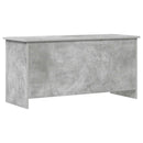 Opbevaringskiste Betongrå 100 x 40 x 50 cm Konstrueret træ