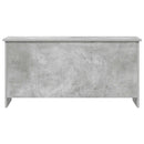 Opbevaringskiste Betongrå 100 x 40 x 50 cm Konstrueret træ