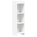 Bogreol Hvid 30 x 30 x 111 cm Konstrueret træ
