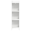 Bogreol Hvid 30 x 30 x 111 cm Konstrueret træ