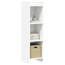 Bogreol Hvid 30 x 30 x 111 cm Konstrueret træ