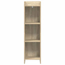 Bogreol Sonoma-eg 30 x 30 x 111 cm Konstrueret træ
