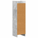 Bogreol Beton Grå 30 x 30 x 111 cm Konstrueret træ