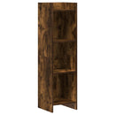 Bogreol Røget eg 30 x 30 x 111 cm Konstrueret træ