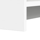 Bogreol Hvid 59 x 30 x 111 cm Konstrueret træ