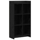 Bogreol Sort eg 59 x 30 x 111 cm Konstrueret træ