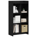 Bogreol Sort eg 59 x 30 x 111 cm Konstrueret træ