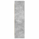 Bogreol Beton Grå 59 x 30 x 111 cm Konstrueret træ