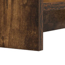 Bogreol Røget eg 59 x 30 x 111 cm Konstrueret træ