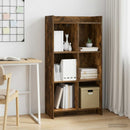 Bogreol Røget eg 59 x 30 x 111 cm Konstrueret træ