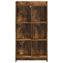 Bogreol Røget eg 59 x 30 x 111 cm Konstrueret træ