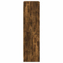 Bogreol Røget eg 59 x 30 x 111 cm Konstrueret træ