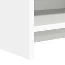 Bogreol Hvid 87,5 x 30 x 111 cm Konstrueret træ