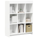 Bogreol Hvid 87,5 x 30 x 111 cm Konstrueret træ