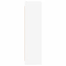 Bogreol Hvid 87,5 x 30 x 111 cm Konstrueret træ